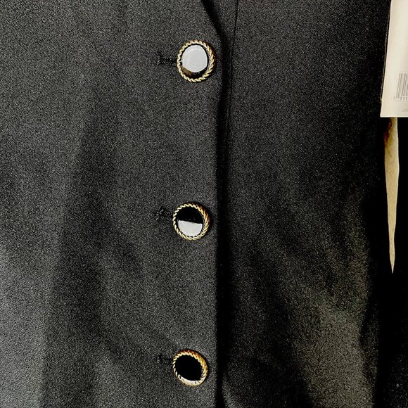 JASON WU Black Blazer Dress 3 Button Back Zip NWT $395 - Picture 5 of 12